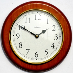 Metamec Pine Clock 145mm bezel