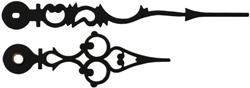 H24 Metal Clock Hands (Serpentine)