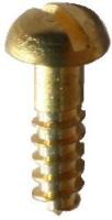 Brass Round Headed Wood Screws