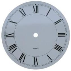 130mm brassed Aluminium Clock Dial with Roman Numerals