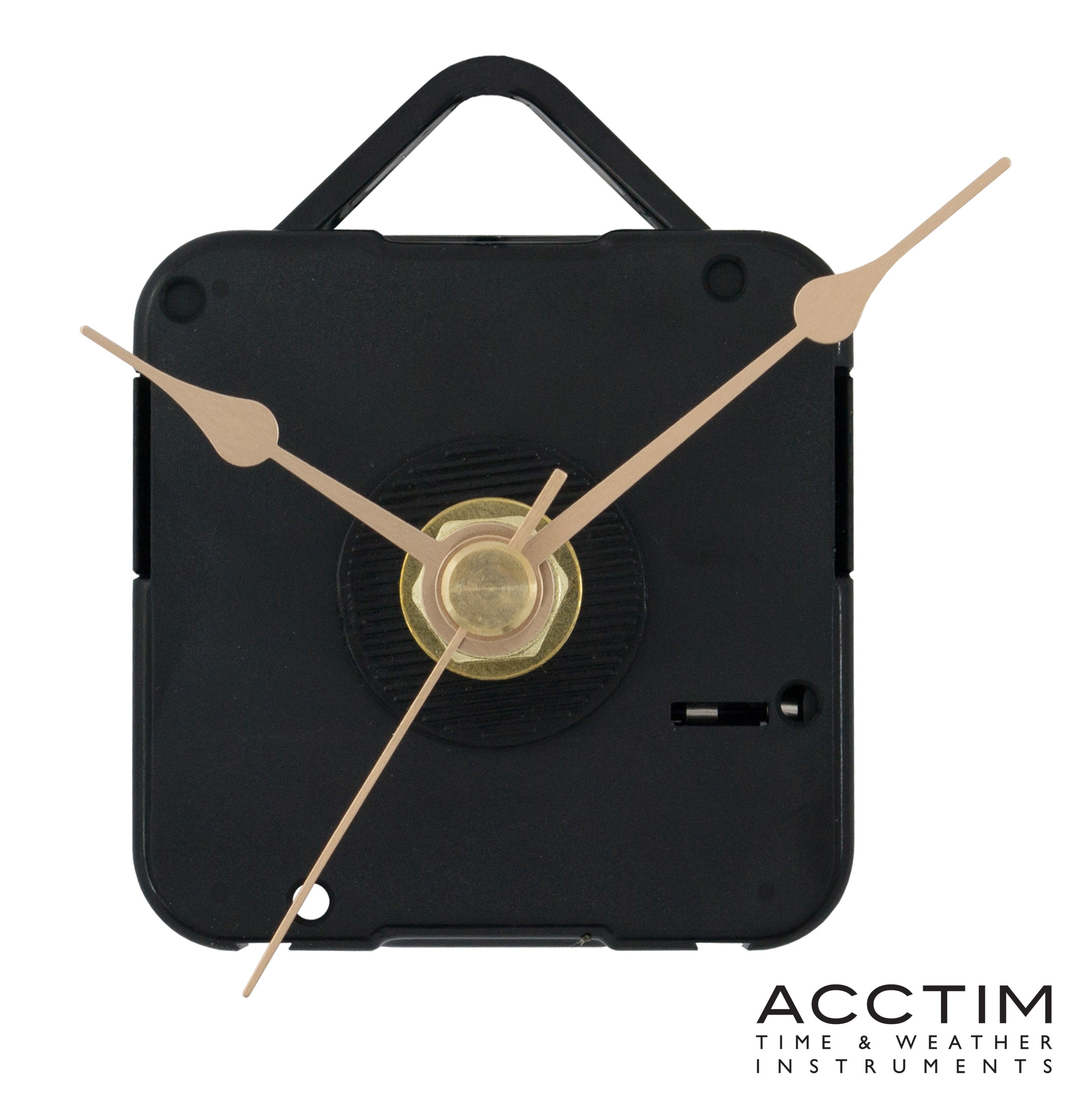 Quartz 24 Hour Clock Movement Kit With Black Hands - New For 24hr Dials