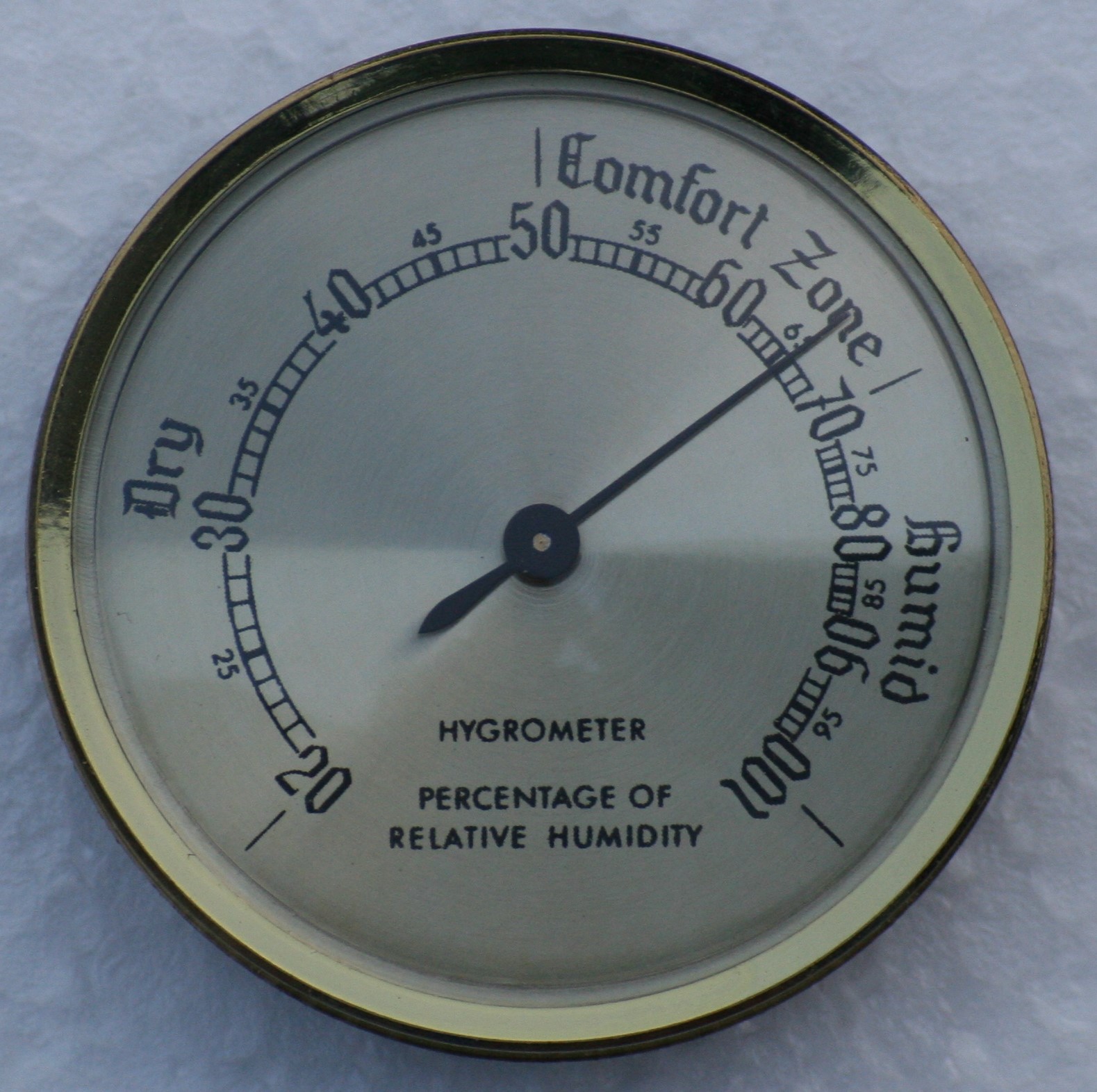 Brass Dialed Hygrometer